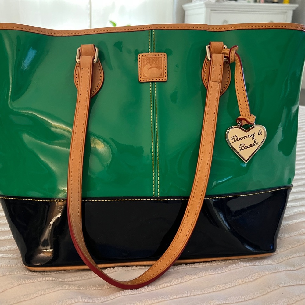 Dooney & Bourke Green Patent Leather Purse